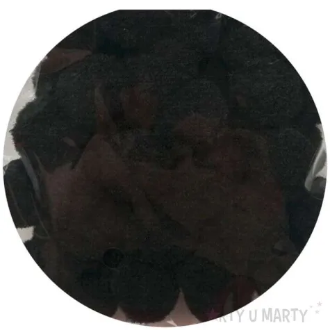 pompony pluszowe classic czarne aliga 20 mm 60 szt