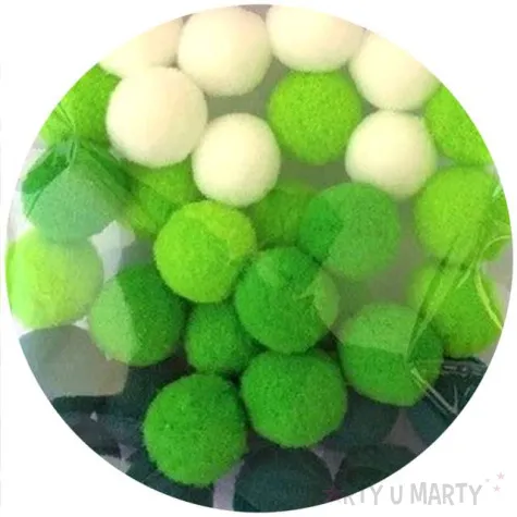 pompony pluszowe classic lesny mix astra 20 mm