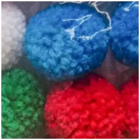 pompony pluszowe classic mix aliga 30 mm 18 szt