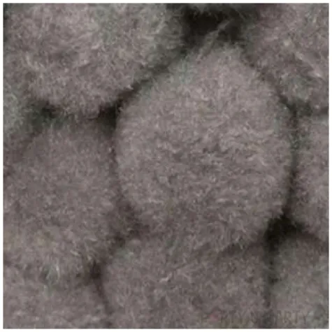 pompony pluszowe classic szare aliga 20 mm 60 szt