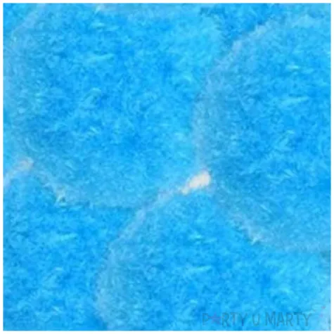 pompony pluszowe poliestrowe niebieskie jasne titanum 18 mm 15 szt