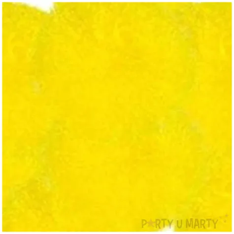 pompony pluszowe poliestrowe sloneczne zolte titanum 15 mm 15 szt