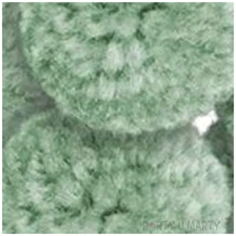 pompony pluszowe wloczkowe pastelowe zielone jasne titanum 30 mm 6 szt