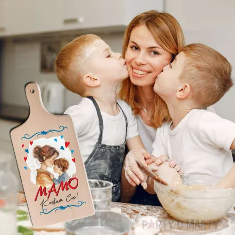 prezent deska drukowana na dzien matki mamo kocham cie