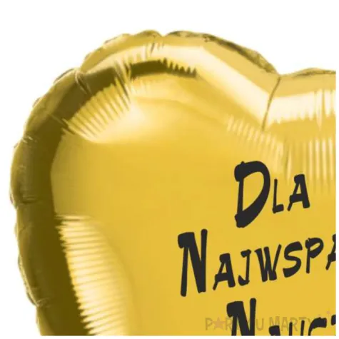 prezent dla nauczyciela na dzien edukacji balon foliowy serce dla najwspanialszej nauczycielki 1