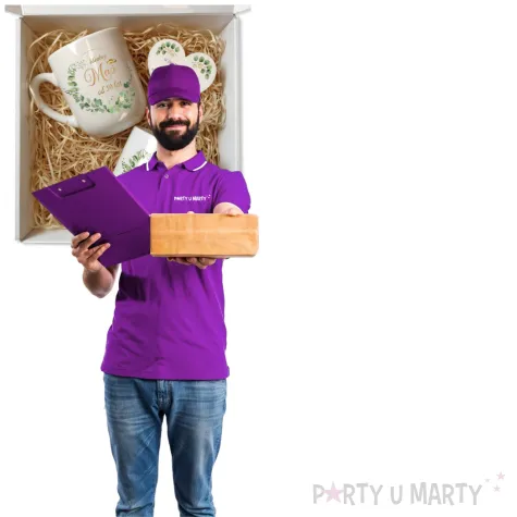 prezent na 50 rocznice slubu zestaw upominkowy kubki i magnes idealny maz i zona od 50 lat