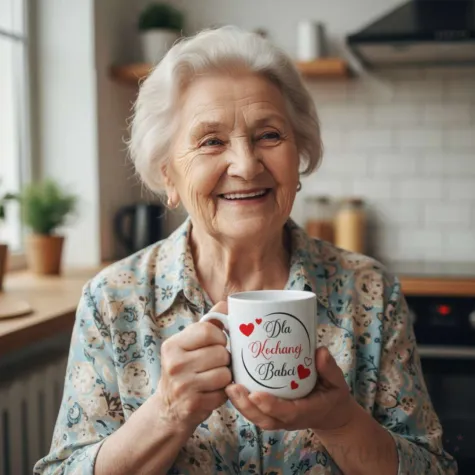 prezent na dzien babci i dziadka zestaw upominkowy kubki i magnes kochani dziadkowie