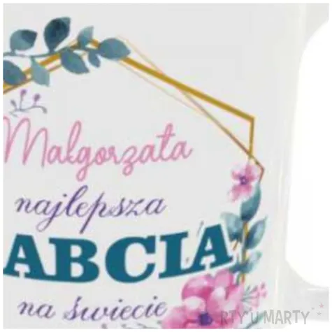 prezent na dzien babci urodziny kubek personalizowany najlepsza babcia imie 330 ml