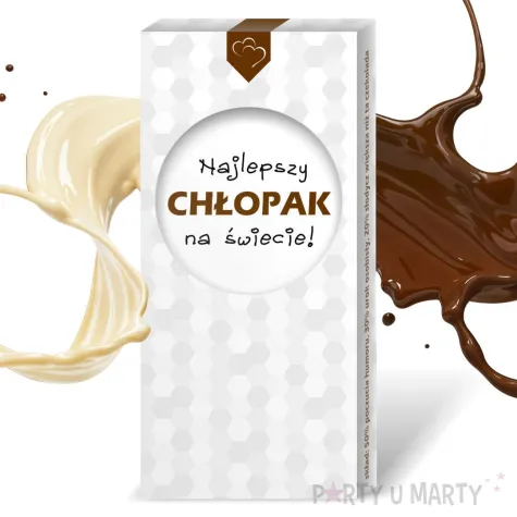 prezent na dzien chlopaka urodziny opakowanie na czekolade najlepszy chlopak na swiecie