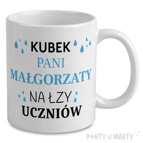 prezent na dzien nauczyciela edukacji kubek z imieniem na lzy uczniow