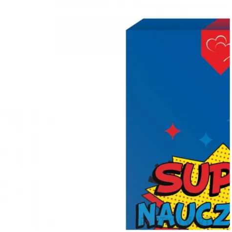 prezent na dzien nauczyciela edukacji opakowanie na czekolade super nauczyciel upominek