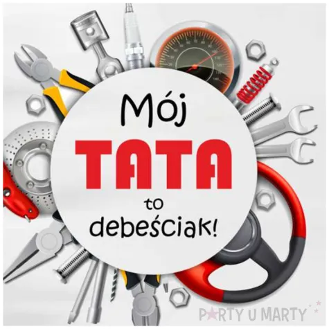 prezent na dzien ojca poszewka na poduszke moj tata to debesciak 40 x 40 cm