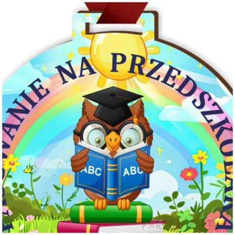 prezent na rozpoczecie roku medal pasowanie na przedszkolaka upominek pamiatka