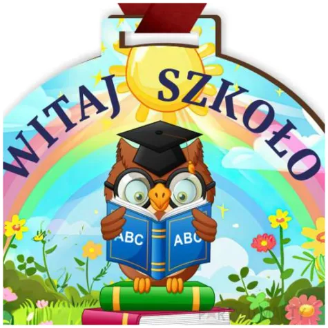 prezent na rozpoczecie roku szkolnego medal witaj szkolo pasowanie na ucznia upominek pamiatka