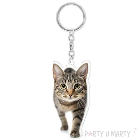 prezent na urodziny brelok do kluczy kotek zabawny gadzet