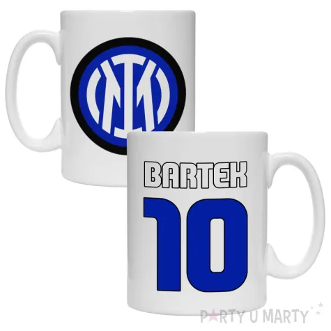 prezent na urodziny dla kibica pilkarza kubek pilka nozna inter mediolan personalizacja