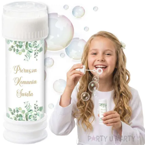 prezent podziekowanie banki mydlane pierwsza komunia swieta eukaliptus beauty dla dzieci