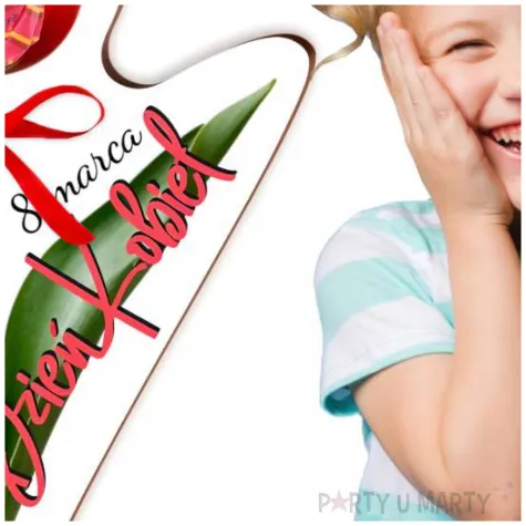 prezent upominek tulipan na lizak dzien kobiet 18 cm