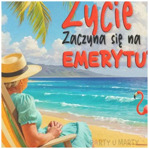 prezent z okazji przejscia na emeryture dla babci mamy lusterko zycie zaczyna sie na emeryturze
