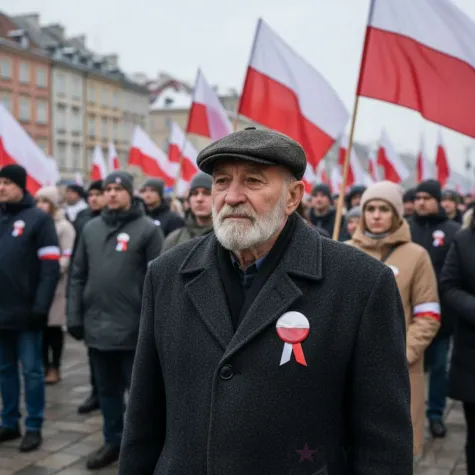 przypinka na marsz niepodleglosci swieto konstytucji 3 maja flaga polski kotylion bialo czerwona