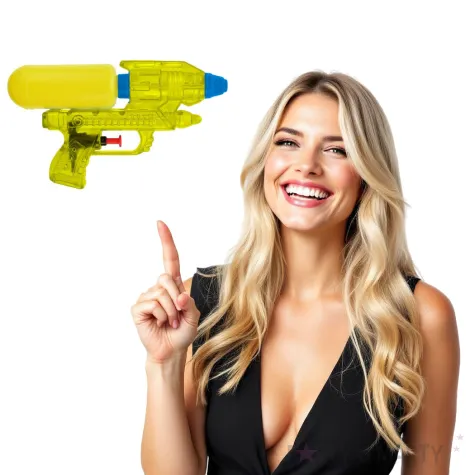 psikawka galaktyczny pistolet zolty arpex 17cm