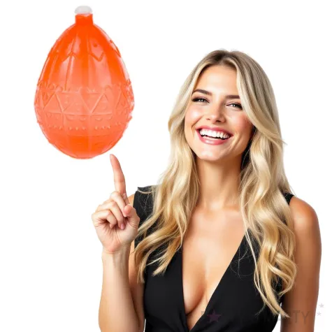 psikawka jajo wielkanocne xl pomaranczowa arpex 10cm