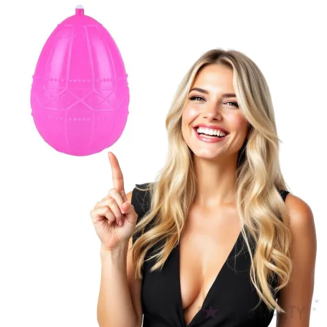 psikawka jajo wielkanocne xxl rozowa arpex 16cm