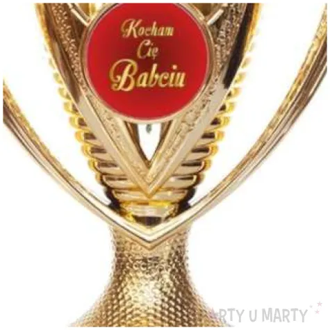 puchar kocham cie babciu z wierszem giftmania 13 cm