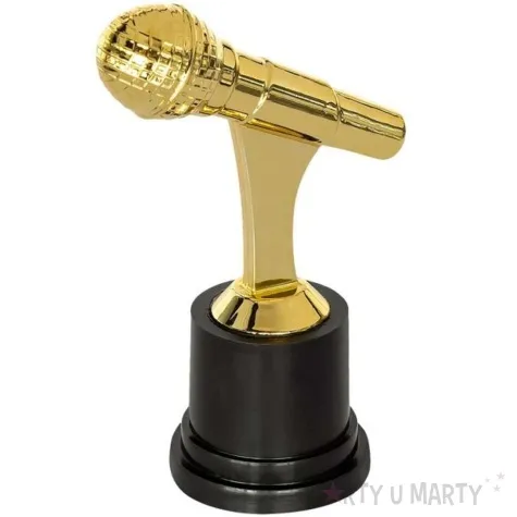 puchar mikrofon zloty boland 12 cm