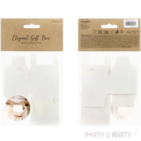 pudeleczka dla gosci thank you zloty partydeco 10 szt