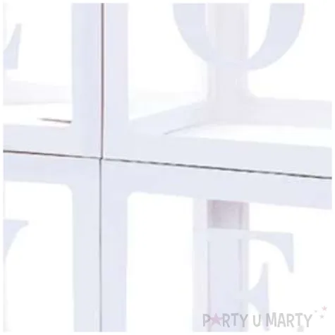 pudelka na balony love biale partypal 4 szt