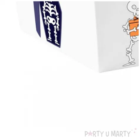 pudelka na chipsy i przekaski halloween wesole kosciotrupy 4 szt