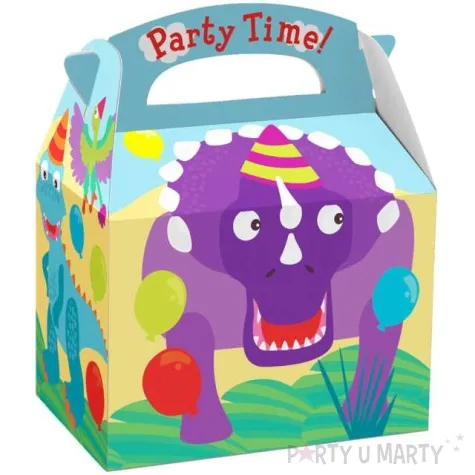 pudelka na ciasto classic mini barwne dinozaury amscan 5 szt