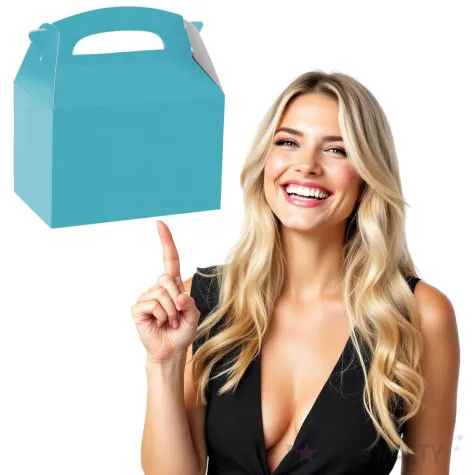 pudelka na ciasto classic mini blekitne amscan 5 szt