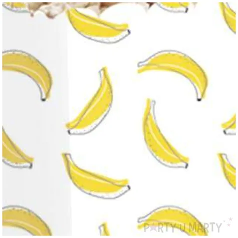 pudelka na popcorn banana party partypal 5 szt