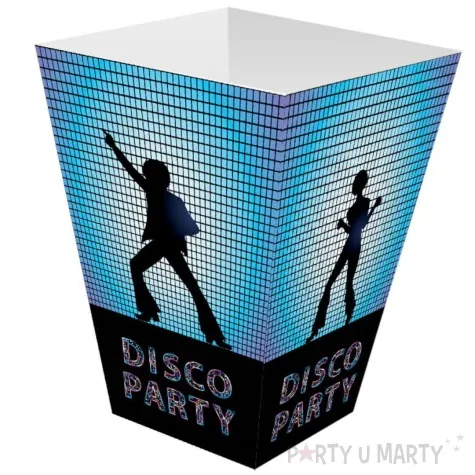 pudelka na popcorn disco party tancerze congee 6 szt