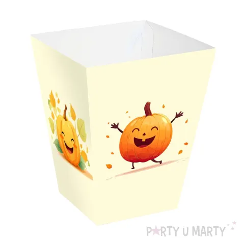 pudelka na popcorn halloween swieto dyni 4 szt