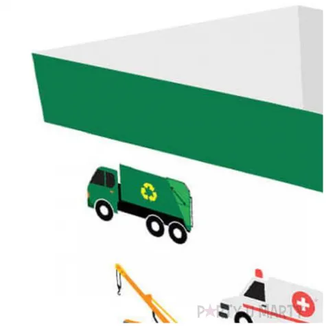 pudelka na popcorn samochodziki congee 6 szt