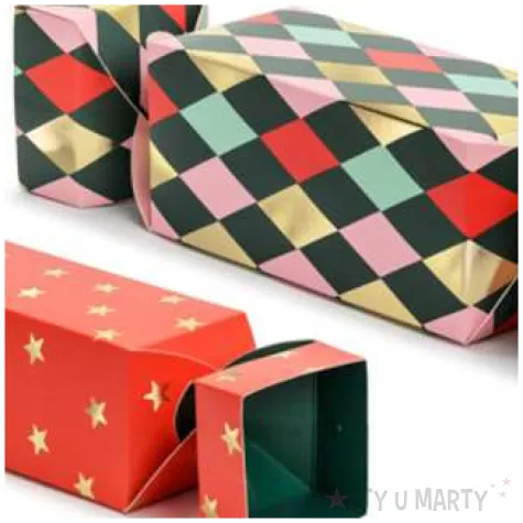 pudelka na prezent cukierki mix partydeco 2 szt