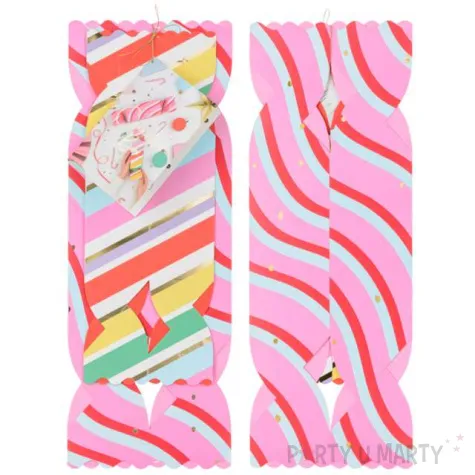 pudelka na prezent cukierki w fale mix partydeco 2 szt