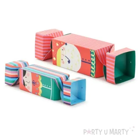 pudelka na prezent cukierki z mikolajem mix partydeco 2 szt