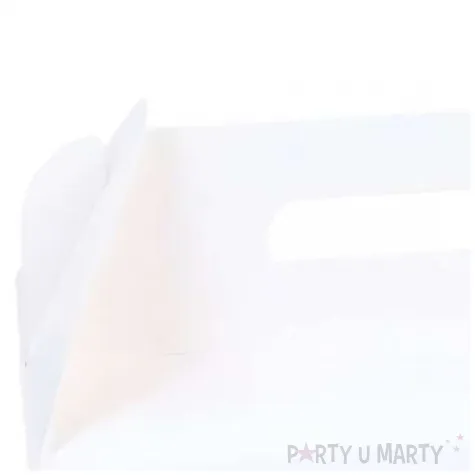 pudelko na ciasto chrzest swiety mis bialy rozowy dekolo 5 szt