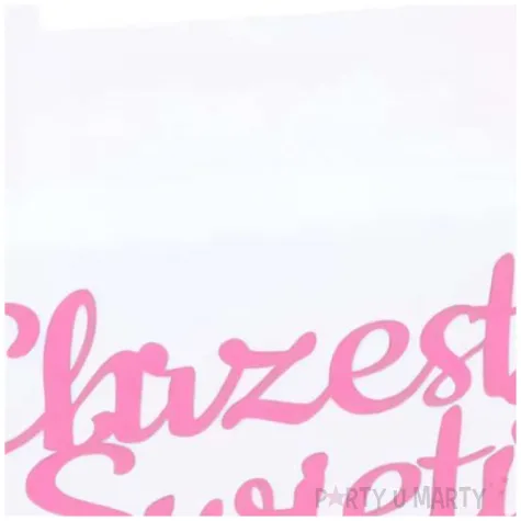 pudelko na ciasto chrzest swiety mis bialy rozowy dekolo 5 szt