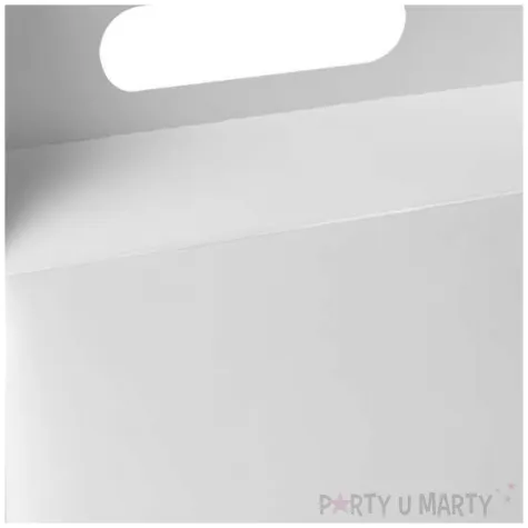 pudelko na ciasto classic bialy czakos 10 szt