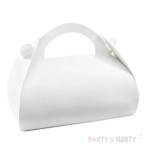 pudelko na ciasto classic bialy partydeco 10 szt