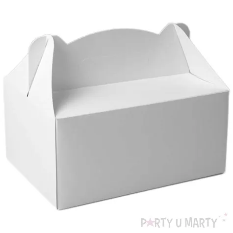 pudelko na ciasto classic white