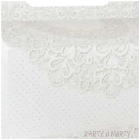 pudelko na ciasto ornament bialy toledo 5 szt