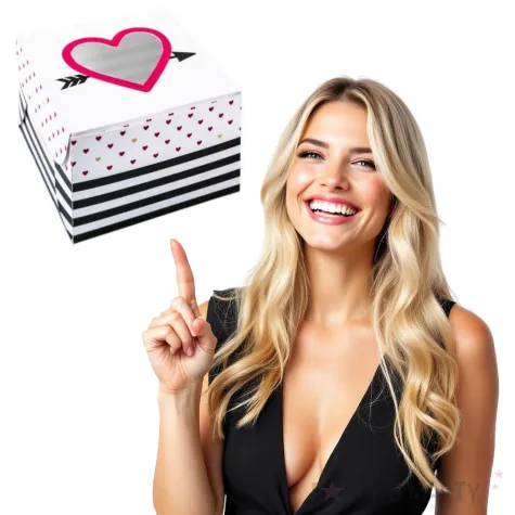 pudelko na ciasto serce everyday love amscan 2 szt