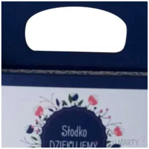 pudelko na ciasto slodko dziekujemy fsopakowania 5 szt