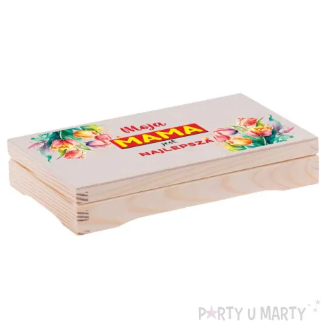 pudelko na czekolade szkatulka mama najlepsza prezent na dzien matki 20x10 5 cm